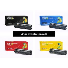 Resim ero-print TN-210 / Brother MFC-9320CW İçin 4 Renk Muadil Toner Set 