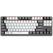 Resim Genel Markalar Leaven K550 Kablolu Klavye Led Rgb 87 Tuşlu Mekanik Oyuncu Işıklı Klavye Ergonomik Tasarım Rahat 15 