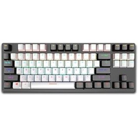 Resim Genel Markalar Leaven K550 Kablolu Klavye Led Rgb 87 Tuşlu Mekanik Oyuncu Işıklı Klavye Ergonomik Tasarım Rahat 15 