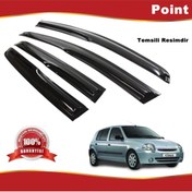 Resim Point Renault Clio 2 Mügen Cam Rüzgarlığı Hb 1999-2008 Arası 4 Lü Takım 