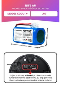 Resim Ilıfe A6 Uyumlu Batarya Maksimum Kapasite 3500mah Pil 