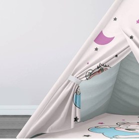 Resim instababyrooms Çocuk Oyun Çadırı Uyuyan Ayıcık Dijital Baskılı 