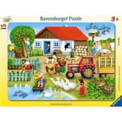 Resim Ravensburger 15 Parça Büyük Çerçeve Puzzle Was Gehort Wohin 060207 