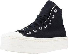 Resim Converse Chuck Taylor All Star Modern Lift Platform Canvas Kadın Günlük Ayakkabı A06141C Siyah 