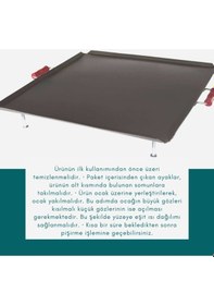 Resim Ocak Üstü Kare Sac Bazlama Börek Katmer Sacı 