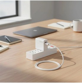 Resim 33w Hızlı Şarj Adaptörü Type-c Kablolu, Usb Çıkışlı, Akıllı Şarj Destekli Duvar Tipi Şarj Cihazı 