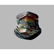 Resim Genel Markalar Kayak & Dağ Tasarımlı Motorcu Çok Amaçlı Outdoor Boyunluk Unisex Bandana 