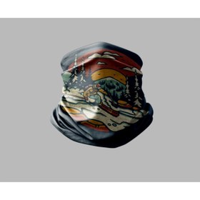Resim Genel Markalar Kayak & Dağ Tasarımlı Motorcu Çok Amaçlı Outdoor Boyunluk Unisex Bandana 