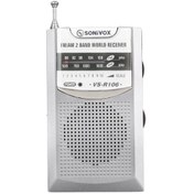 Resim Powermaster Sonivox VS-R106 Analog Radyo Gri Renk 