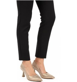 Resim Aspor Altın Kadın Topuklu Ayakkabı Çok Renkli 