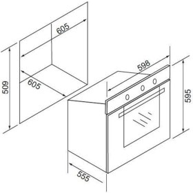 Resim Alveus Mfa 630 Inox Ankastre Fırın 