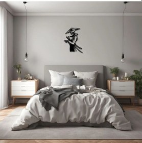 Resim Metal Dekor Samuray İskelet Metal Duvar Tablosu Pop Art 