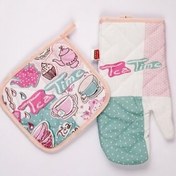 Resim Crystal Mutfak Eldiveni+Tutkaç Set Sweet Times 