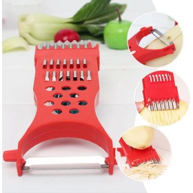 Resim Righton Çok Fonksiyonlu Soyacak Jülyen Kesme, Dilimleme ve Soyacak Paslanmaz Çelik Çok Işlevli Aparat 