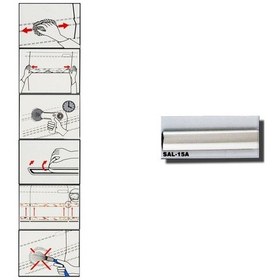 Resim Carub Çıta SAL 15A 12 mm x 100 Mt Krom BR1501101 