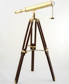 Resim TTT Pirinç Ayaklı Teleskop 