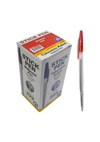Resim Ark Tükenmez Kalem 1.0 Mm 50'li Kutu Kırmızı Kod:222 