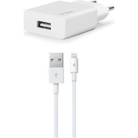 Resim Ttec İphone 13 Uyumlu Smart Charger 2.1A Şarj Aleti Lightning USB Kablo 