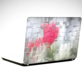Resim Kareler Soyut Laptop Sticker 12 İnch (29X24CM) 