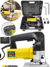 Resim Daflong Metal Şanzuman 6 Kademe Devirli Lazerli Otomatik Dekupaj Testere 