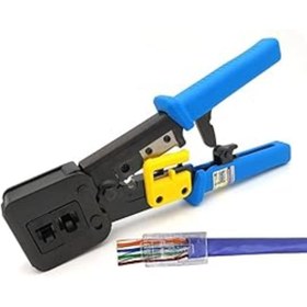 Resim Genel Markalar Plus Px-8060y Rj45/rj11 Cat6 Yeni Nesil Jak Pense 