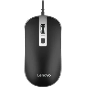 Resim Lenovo M104 1600DPI Kaymaz Kauçuk Tasarım Siyah Mouse 