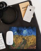 Resim WuW Van Gogh Wheatfield With Crows Mouse Pad 