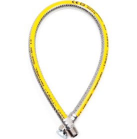 Resim Doğalgaz Ocak Hortumu Flex Yapılı 1/2 Çıkışlı 100 Cm 