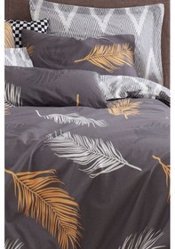 Resim 2li Yastık Kılıfı Olivia Gri Gri 