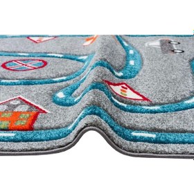 Resim Eko Halı Kids Kds 19 Grey Blue Çocuk Halısı Gri-mavi Gri - Mavi 