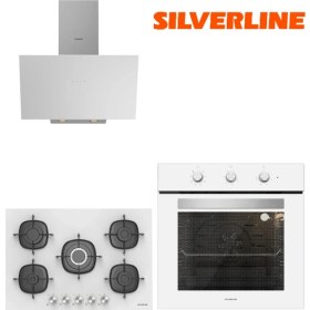 Resim Sılverlıne 3'lü Ankastre Set (BO6503W01-3481 BEYAZ-CS5622W01) 