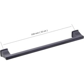 Resim Eym Doğanlar Techno 320 mm Mobilya Kulp Mat Siyah 