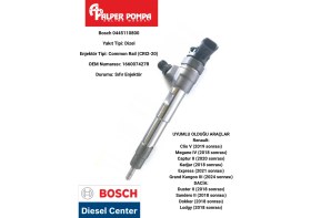 Resim Bosch 0445110800 Enjektör Dacia-Renault 1.5 Dci 166007427R 
