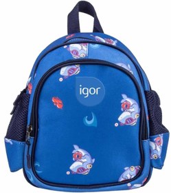 Resim IGOR İlk Okul Ana Okulu Çocuk Sırt Çantası Unisex Sırt Çantası BP1002SHARKSKIN 