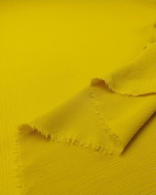 Resim Hardal Renkte Kırinkıl Şifon Kumaş 140x200cm-10939 Hardal 