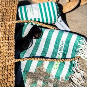 Resim Green Petition Mare Unisex Siyah Peştemal 