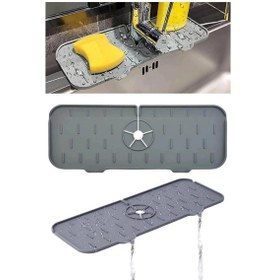 Resim Su Tutucu Musluk Matı -mutfak Ve Banyo Için Koruyucu Lavabo, Musl 