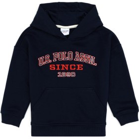 Resim U.S. Polo Assn. Erkek Çocuk Lacivert Kapüşonlu Sweatshirt 50313842-VR033 