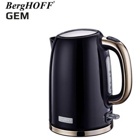 Resim Berghoff GEM TITAN 1.7 Litre Siyah Gold Su Isıtıcısı 