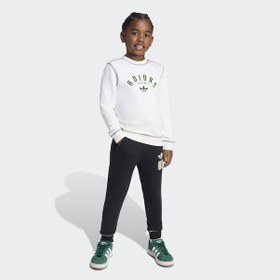 Resim Adidas Jx5261 Crew Set Çocuk Eşofman Takımı BEYAZ 
