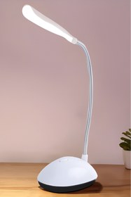 Resim Hazar Led Taşınabilir Pilli Masa Lambası Beyaz Led Işıklı Kitap Okuma Lambası 