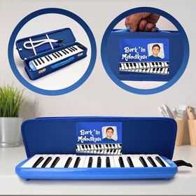 Resim Kişiye Özel Çantalı Mavi Melodika 