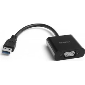 Resim DARK UGA34 DK-AC-UGA34 VGA-USB 3.0 ÇEVİRİCİ ADAPTÖR 