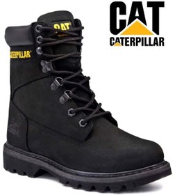 Resim Cat 015g100104 Montana Deri Erpıllar Unisex Bot Siyah 