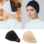 Resim 1/2/4 adet Şık Beyaz Hijab Müslüman Kadınlar İçin - Hafif, Nefes Alabilen Polyester, Rahat Uygunluk, Günlük Giyim ve Özel Günler İçin Mükemmel, Her Gün Hijab | Minimalist Hijab | Polyester Hijab 