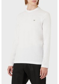 Resim Emporio Armani Erkek T Shirt 8N1Tr1 1Jrgz 0100-Beyaz 