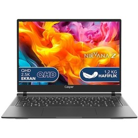 Resim Casper Nirvana Z100.1335-BV00X-S-Q i5-1335U 16 GB 500 GB NVMe SSD 14" Free Dos Dizüstü Bilgisayar 