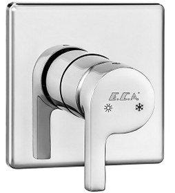 Resim ECA İcon Ankastre Duş Bataryası Sıva Üstü 102167101H-K 