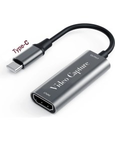 Resim Daytona HU-04C 4K Full Hd 1080P Type-C HDMI Capture Canlı Yayın Kartı 