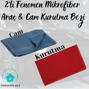 Resim 2'li Fenomen Mikrofiber Araç & Cam Kurutma Bezi 